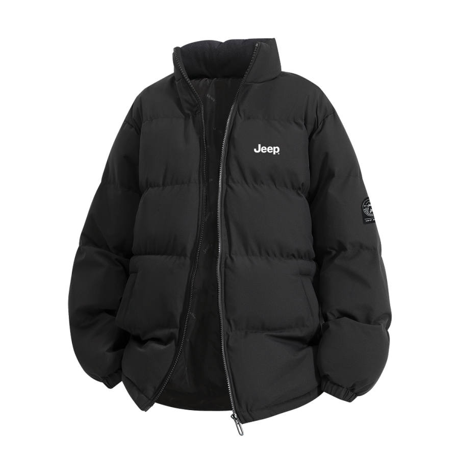 Jeep Grade School Padded Jackets Stand Collar Thickened