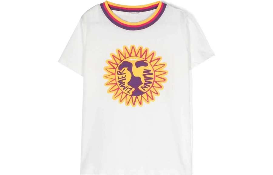 Zimmermann T Shirt Ivory White Kids'