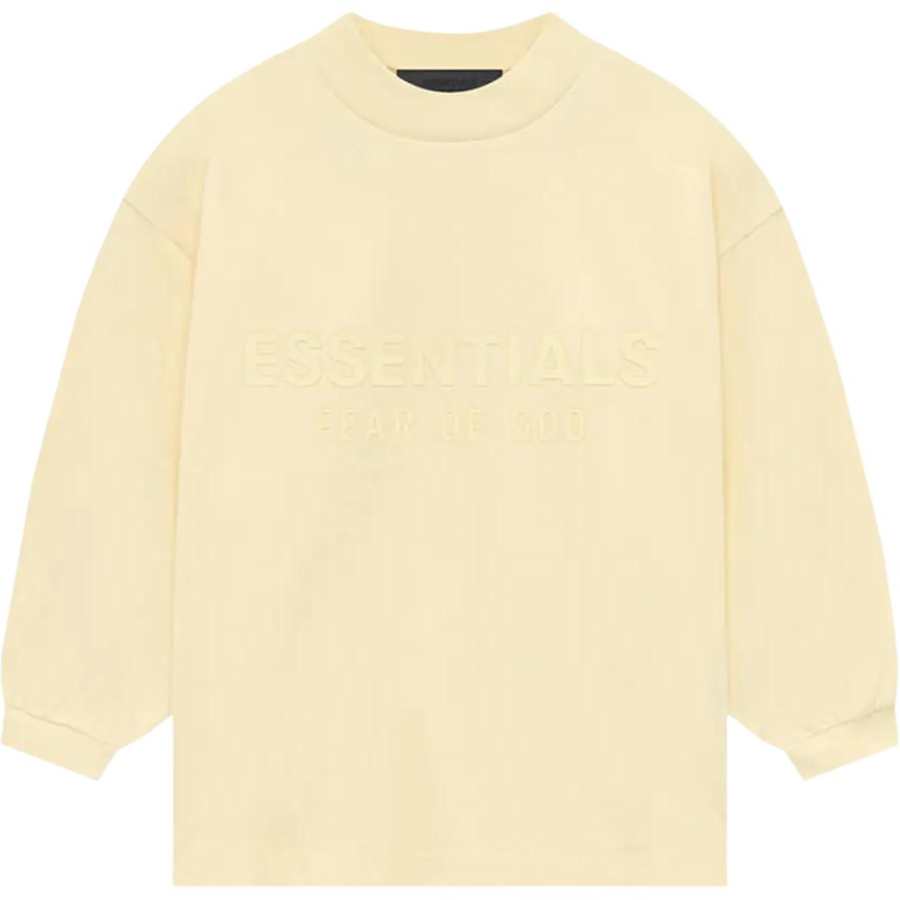 Fear Of God Essentials T Shirt SS24 Kids LS Tee Garden Yellow/Garden Yellow Kids'