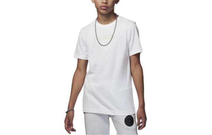 Jordan Jordan T Shirt Paris Saint Germain White Kids'