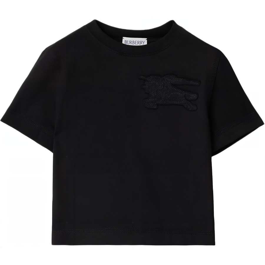 Burberry T Shirt SS24 Black Kids'