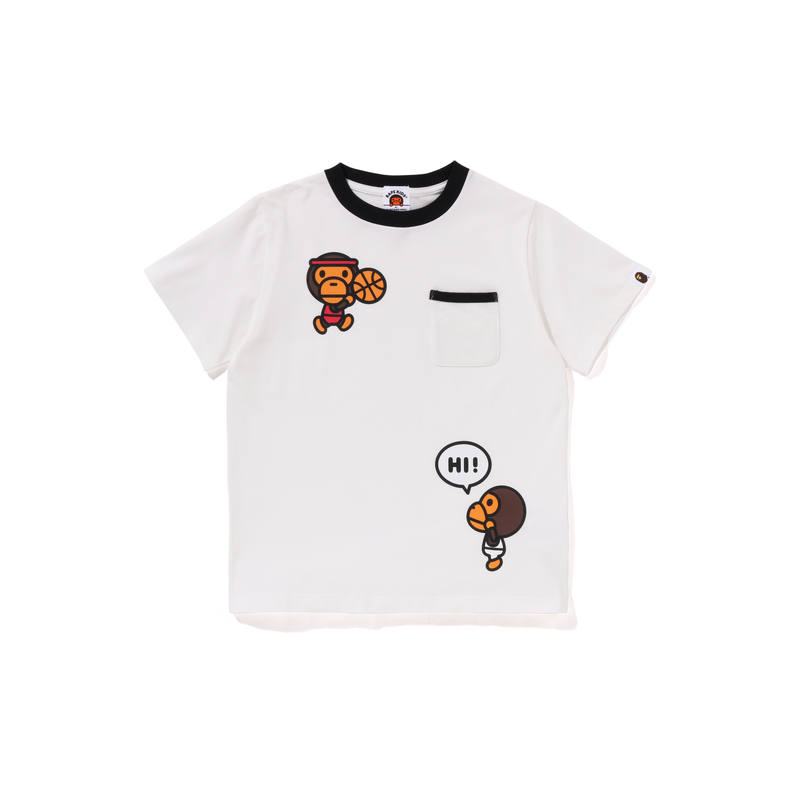 A BATHING APE Kids T Shirts Crew Neck Moderate