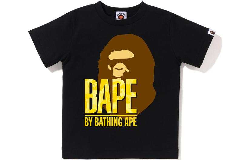A BATHING APE Kids T Shirts Crew Neck Moderate