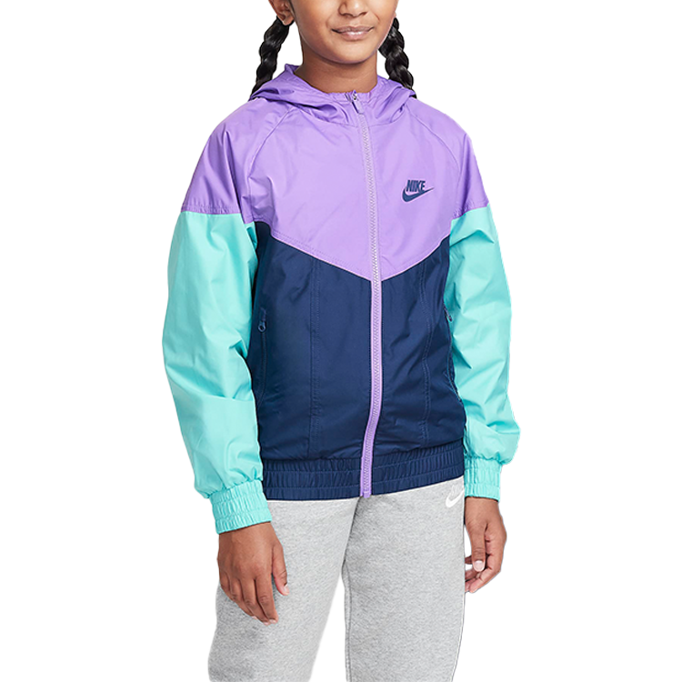 Nike Nike Sportswear Jackets & Coats Black Raspberry/Midnight Marine/Green Frost/Midnight Marine Children Aged 3 7 Years Old