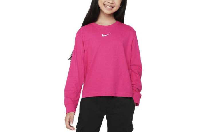 Nike Nike Sportswear Essentials T Shirt Rose Red Kids'