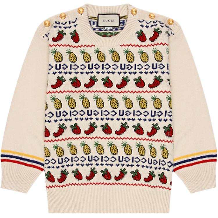 GUCCI GUCCI Kids Sweaters Crew Neck Moderate