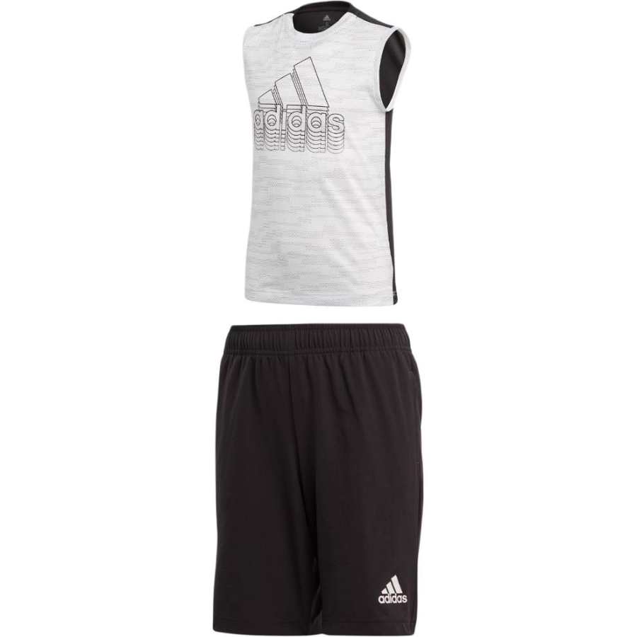 Adidas Adidas Casual Sportswear White/Black Teenagers