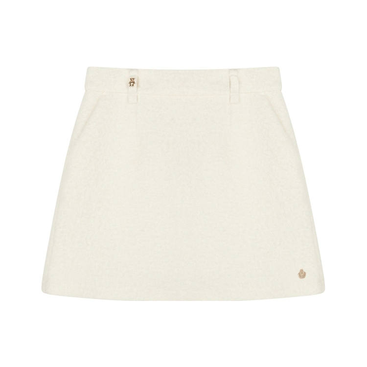 Teenie Weenie Casual Short Skirts Women's Ivory White