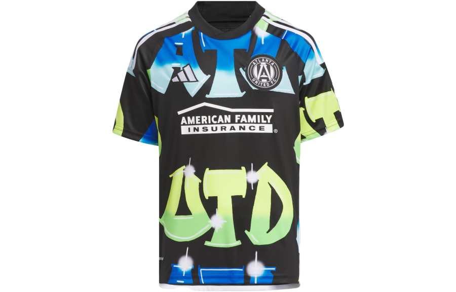 Adidas Adidas Atlanta United FC T Shirt Black Kids'