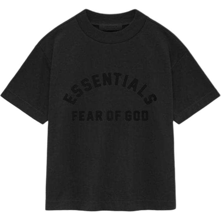 Fear Of God Essentials T Shirt SS24 KIDS ESSENTIALS S/S TEE Black Dark Wood Black/Black Kids'