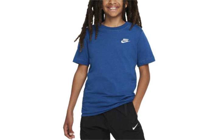 Nike Nike T Shirt Sportswear Marine Blue Kids'