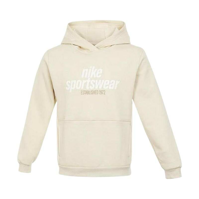 Nike Nike Sweatshirt Sportswear Club1972 Light Khaki/Rain Umbrella Beige/Sail White Kids'
