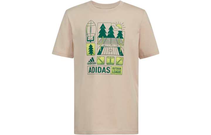 Adidas Adidas Kids T Shirts Crew Neck Moderate
