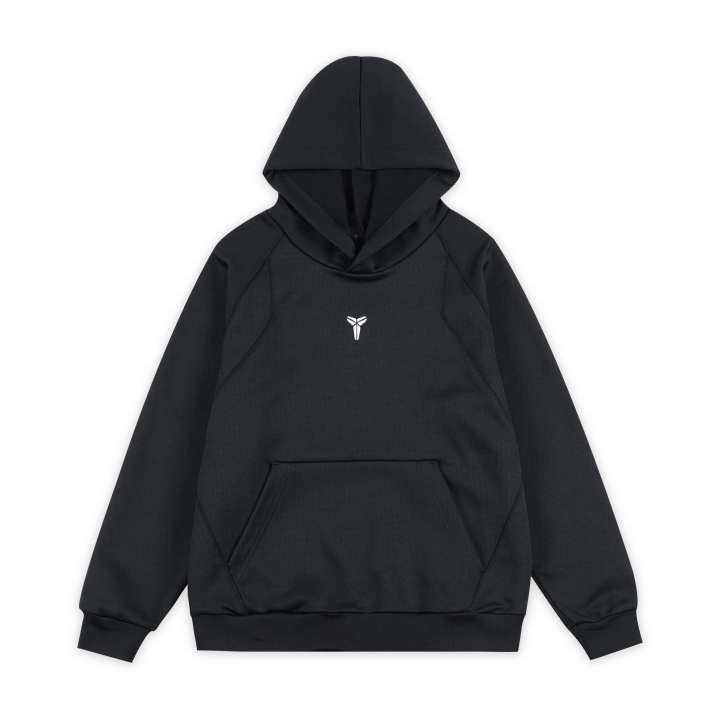 Nike Nike Sweatshirt KOBE Collection, Hooded Comfortable Fashion Fleece Lined Raglan Long Sleeved Black/Black/White