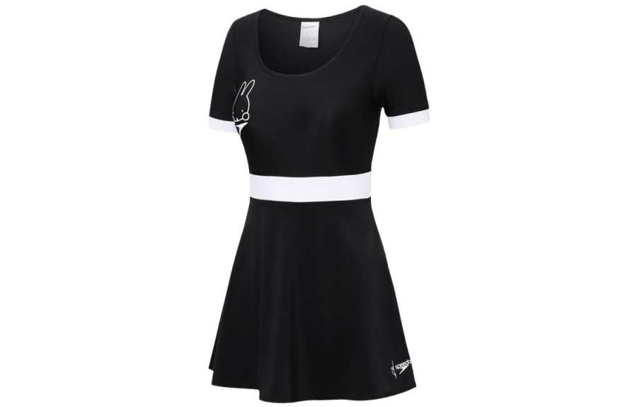 Speedo X Miffy Speedo X Miffy Collaboration One Piece Swimsuits Women's Black