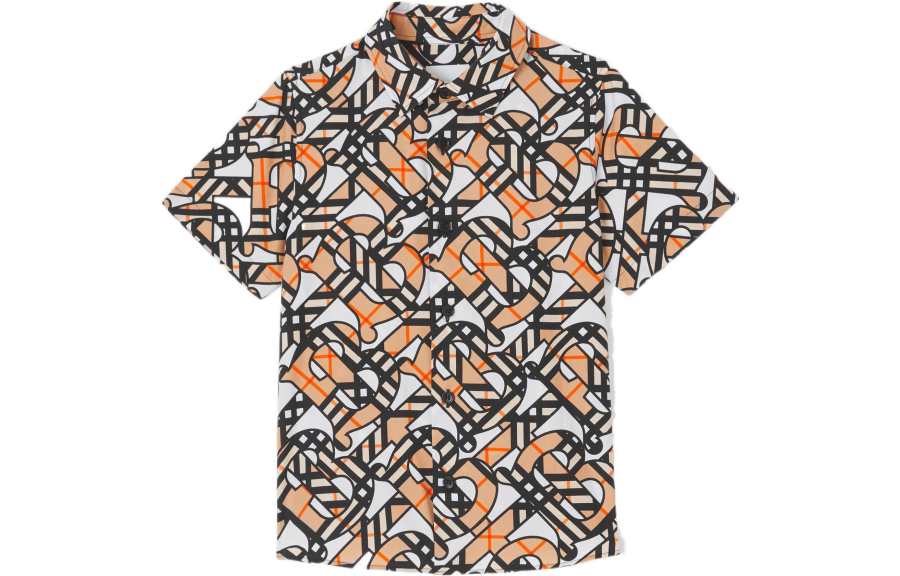 Burberry Kids Shirts Lapel Moderate