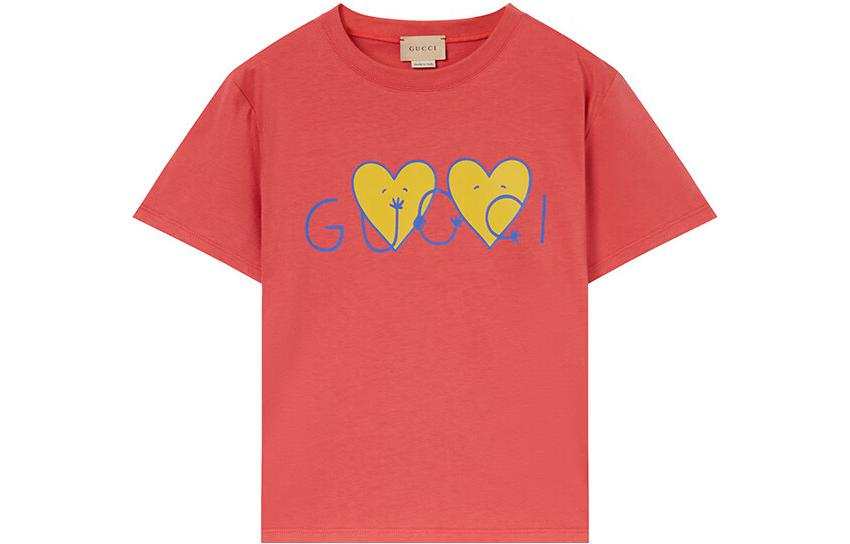 GUCCI Kids T Shirts Crew Neck Moderate