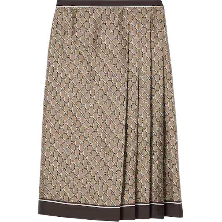 GUCCI Casual Long Skirt Women's Beige