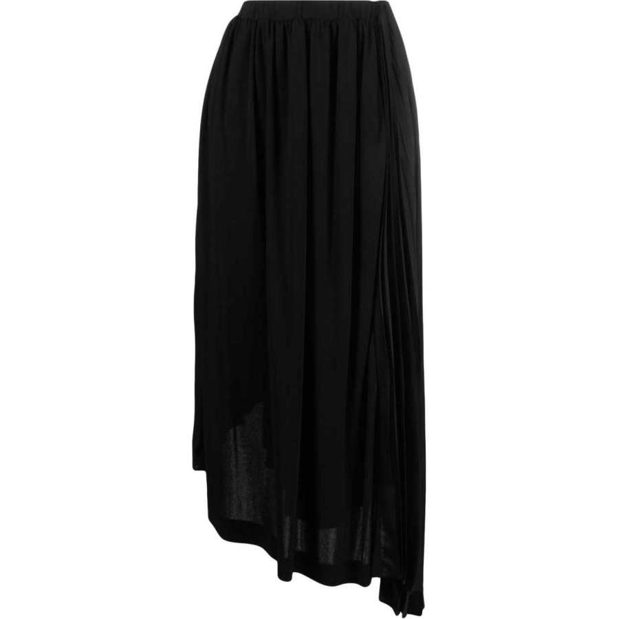 JIL SANDER Casual Long Skirt Women's Black