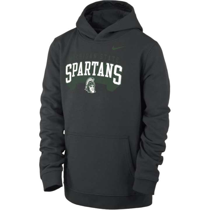 Nike Nike College Michigan State Club Fleece Sweatshirt Black Kids'