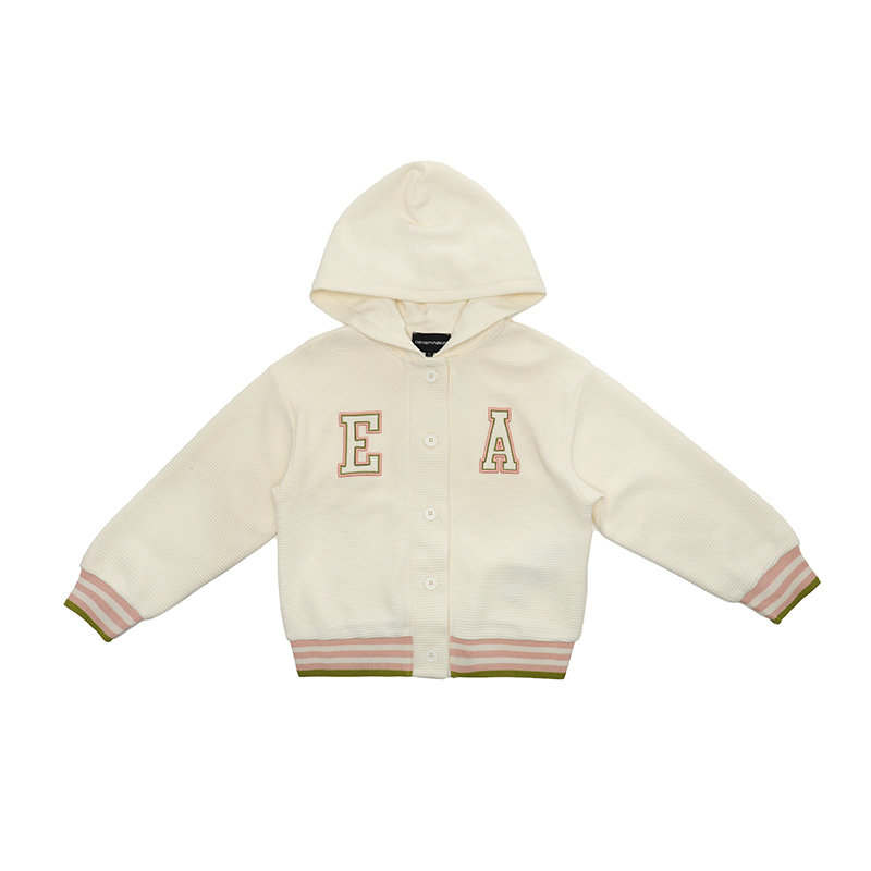 EMPORIO ARMANI Sweatshirt SS24 White Kids'