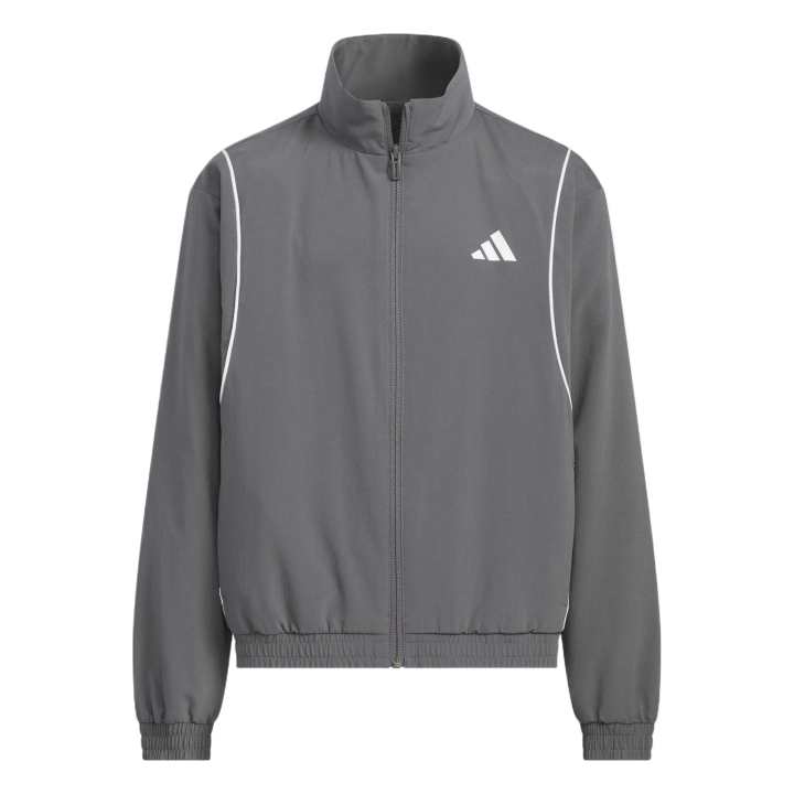 Adidas Adidas Jacket ClimacoolTrack SPORTSWEAR WOVEN JACKET Stone Gray/White Kids'