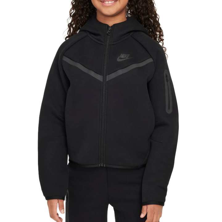 Nike Nike Sweatshirt Sportswear Tech Fleece Black Teenagers