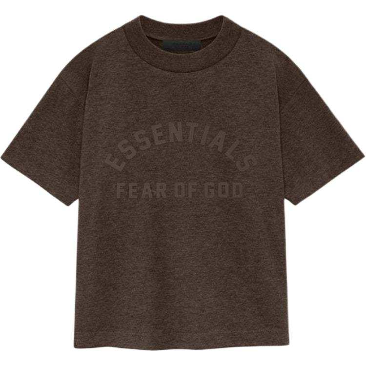 Fear Of God Essentials T Shirt SS24 Heather Wood Kids'