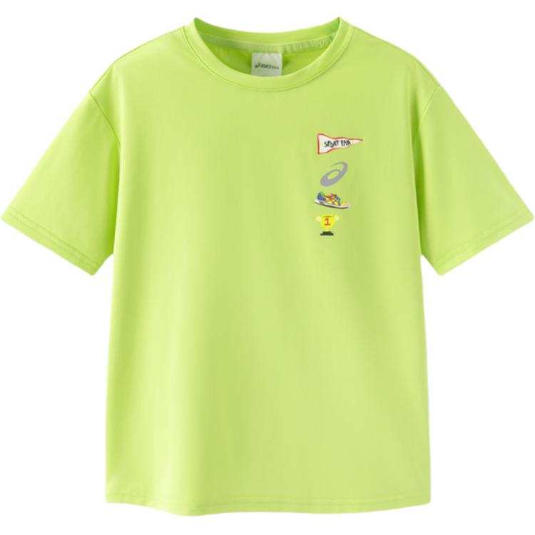 ASICS ASICS T Shirt Yellow Green Unisex