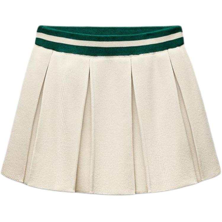 ZARA Casual Short Skirts Women's Raw White