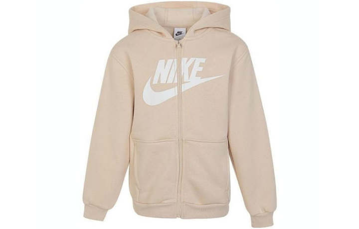 Nike Nike Sweatshirt K Nsw Club Flc Hd Fz Ls Hbr Khaki Kids'