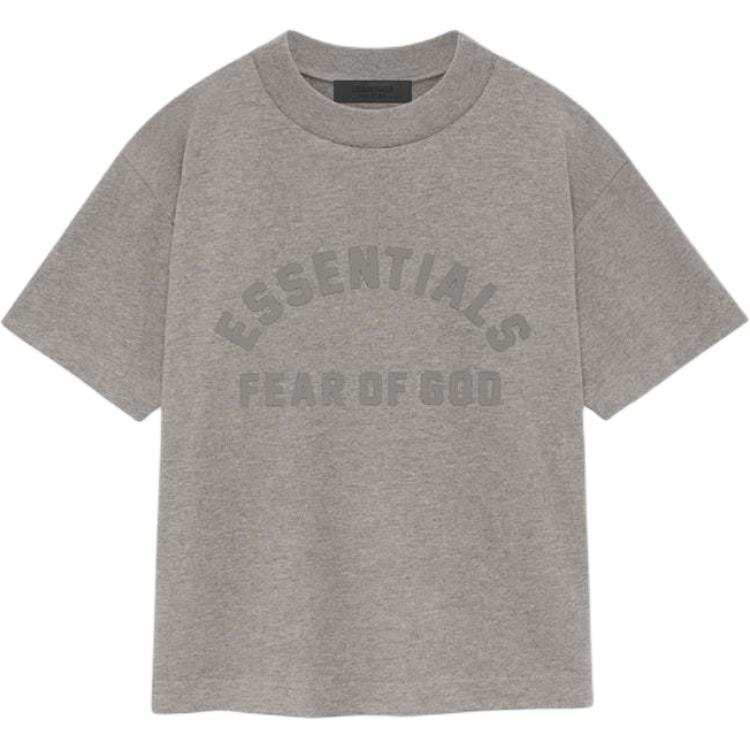 Fear Of God Essentials T Shirt SS24 KIDS ESSENTIALS S/S TEE Heather Grey Heather Gray Kids'