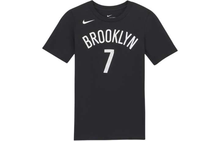 Nike Nike T Shirt Kevin Durant Nets Black Kids'