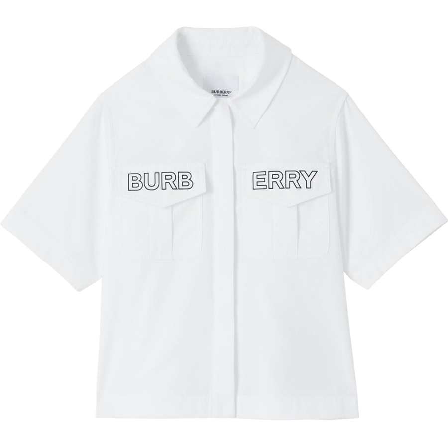 Burberry Kids Shirts Crew Neck Moderate