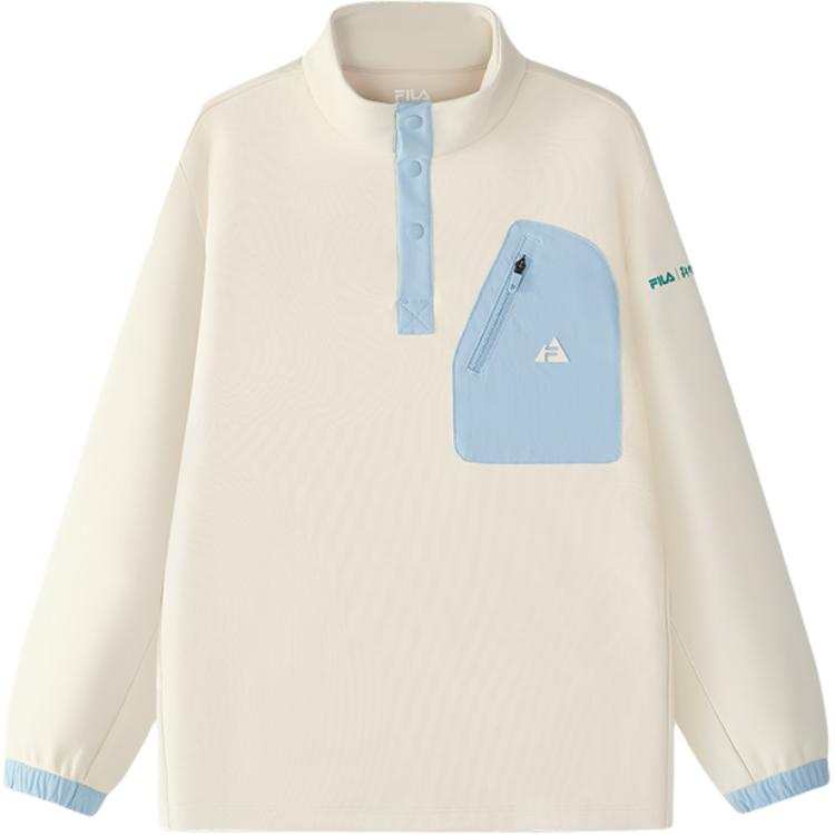 FILA KIDS x DUNHUANGBOWUGUAN,LIANMINGKUAN Sweatshirt Ivory Beige Teenagers