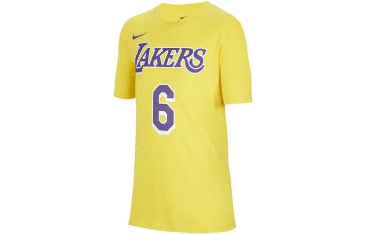 Nike Nike x NBA T Shirt Amarillo Yellow Kids'