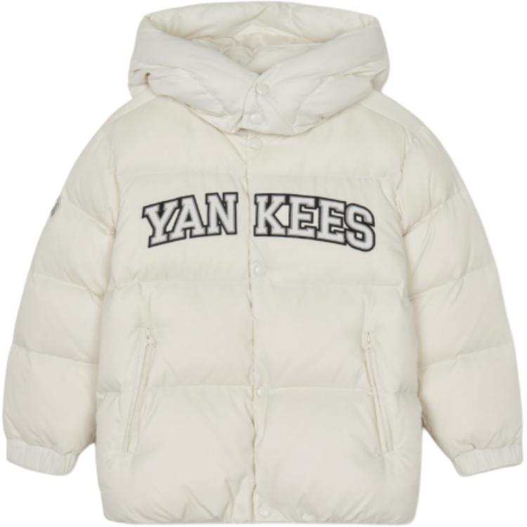 MLB KIDS New York Yankees Down Jacket Teenagers Cream White
