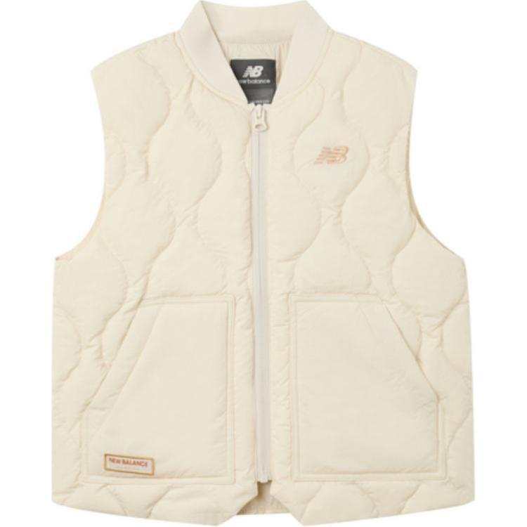 New Balance New Balance Down Vest Cream Children Aged 3 7 Years Old