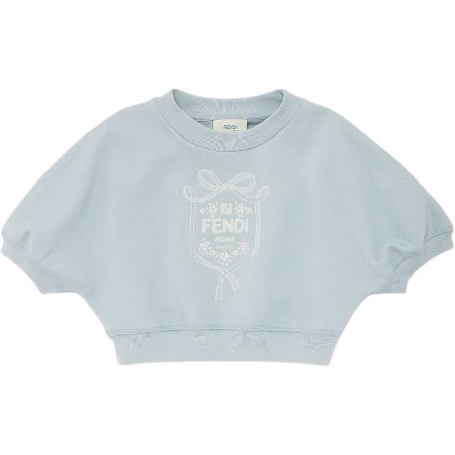 FENDI SS24 Sweatshirt Kids' Light Blue