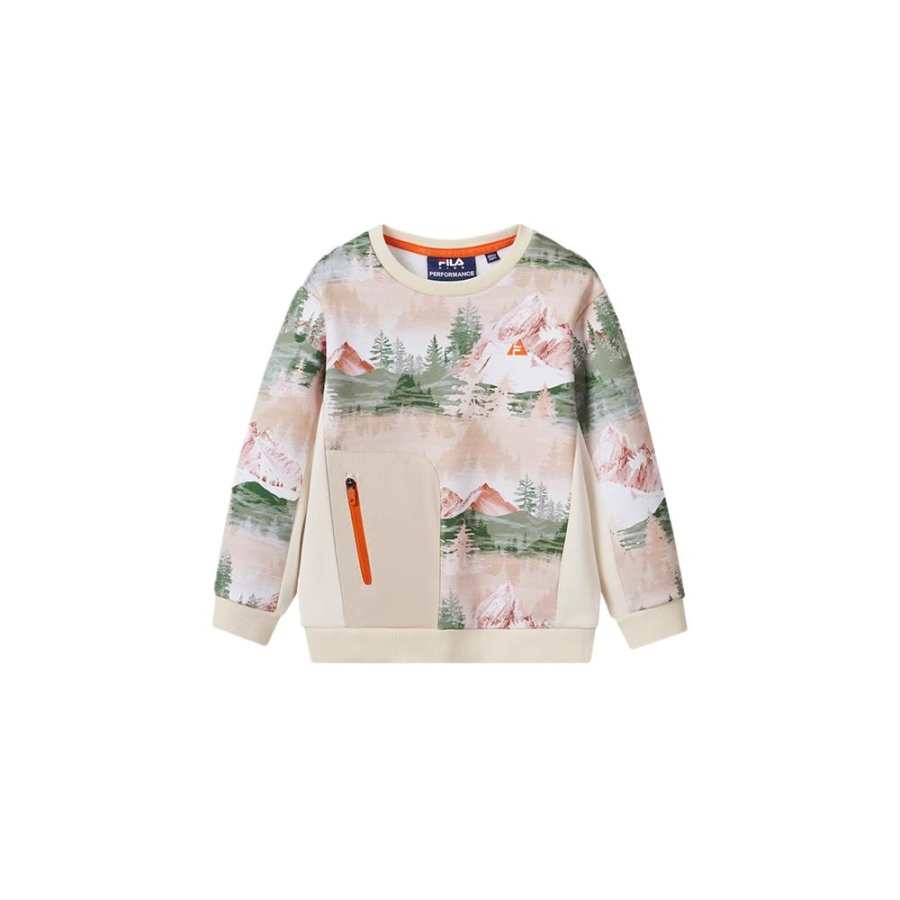 FILA KIDS Sweatshirt Beige Children Aged 3 7 Years Old