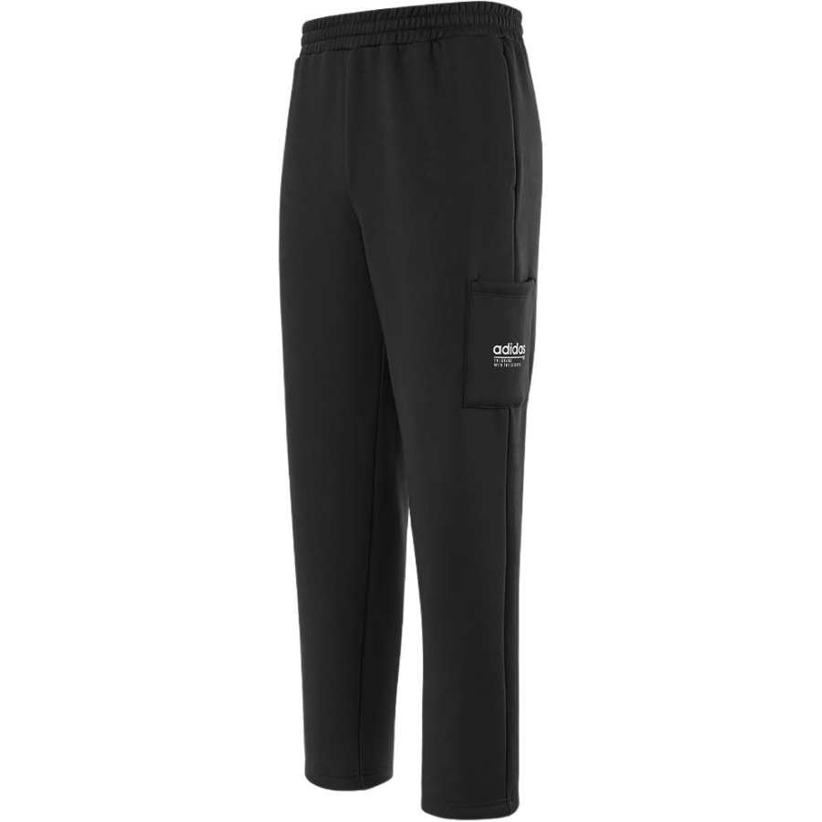 Adidas Adidas SS25 Men's Outdoor Collection, Fleece Lined Moisture Wicking Casual Thermal Mid Rise Knitted Sweatpants Men's