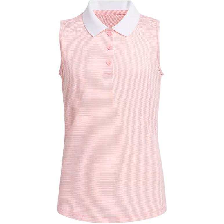 Adidas Adidas Polo Shirt Pink Teenagers