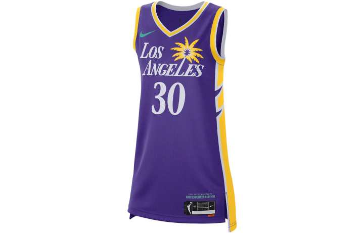 Nike Nike Basketball Jerseys Women's Purple V Neck Moderate