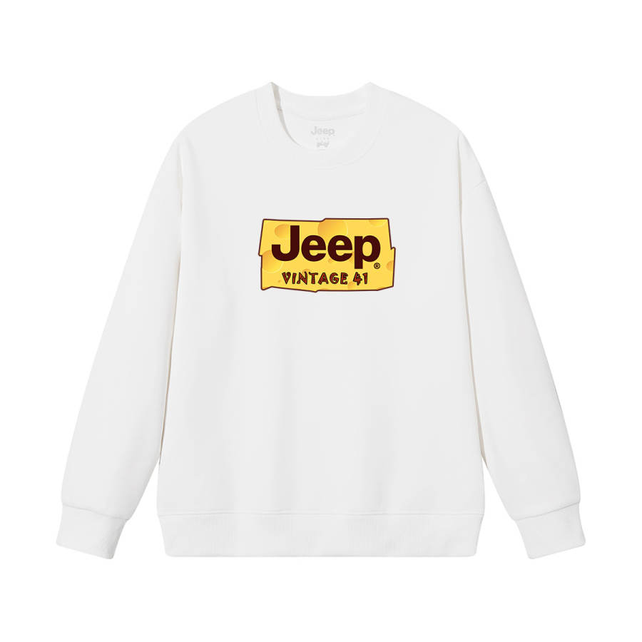 Jeep Jeep Grade School Sweatshirts Crew Neck Thickened