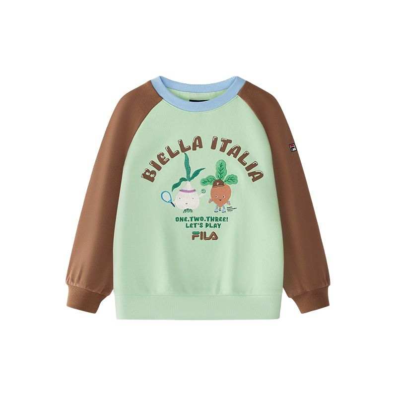 FILA KIDS Sweatshirt Crayon Green Children Aged 3 7 Years Old