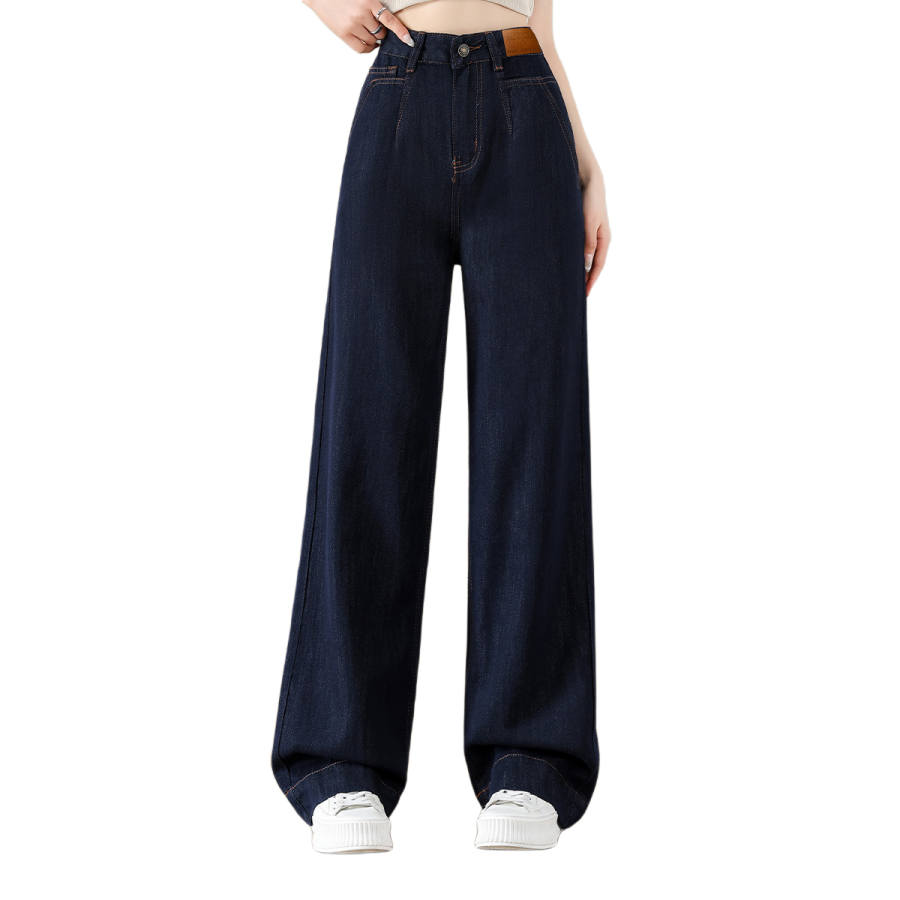 BALENO Jeans Women's Dark Blue Moderate Wide Leg Pants