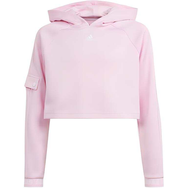 Adidas Adidas Sweatshirt AEROREADY Transparent Pink White Teenagers
