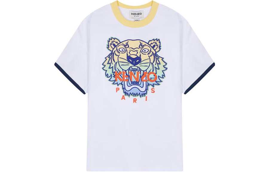 KENZO Kids T Shirts Crew Neck Moderate