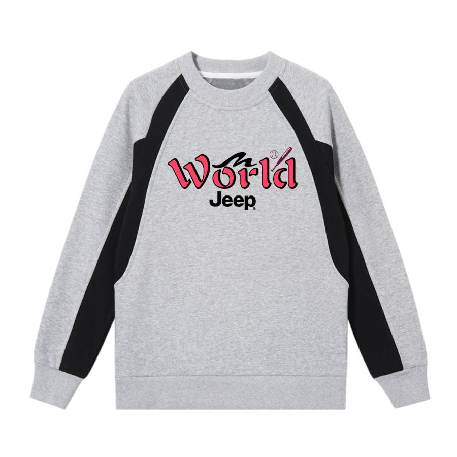 Jeep Jeep Grade School Sweatshirts Crew Neck Thickened