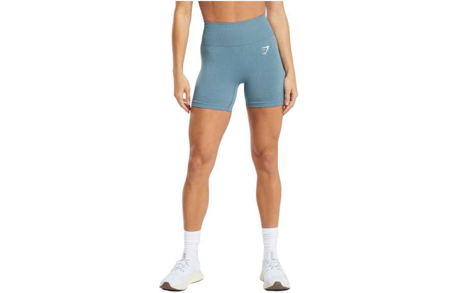 GYMSHARK Sports Shorts Women's Faded Blue Marlstone